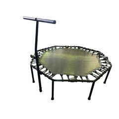 RIORES （リオレス） 手すり付きフィットネストランポリン 耐荷重100kg ゴムバンドタイプ 静音 ダイエット トレーニング フィットネス 大人用 子供用 こどもの画像