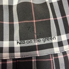 ゴルフウェア　ボトムス　チェック柄プリーツスカート【USED】の画像