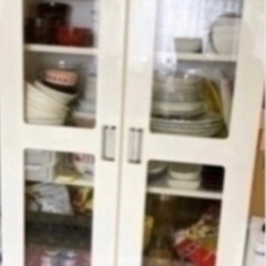 中古🌈早い者勝ち❗️185位有る棚 食器棚にも使用