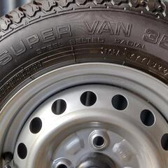 super van 355 145R12 6pr ダイハツ純正ホイール 新車外し保管品の画像