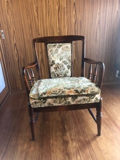 オールドカリモク　ヴィンテージ1人用ソファ