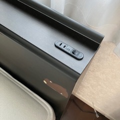 「決定」収納、コンセントつきセミダブルベットフレーム＋マットレスの画像