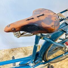 MIYATA WORKS 自転車 昭和レトロ 運搬車 革サドル 26インチの画像