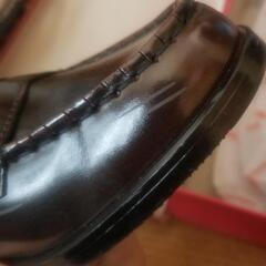 美品 セダークレスト ローファー 通学 スクール ブラウン 茶 24cmの画像