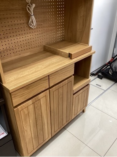 家具　収納家具　食器棚　レンジボード　3枚扉