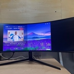 お値下げ！　SAMSUNG  49インチ C49G95TSSC オデッセイ G9 ゲーミング 曲面ディスプレイ 5K 240Hz ウルトラワイド ゲームモニター 2021年製 中古品 ③