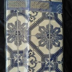 北欧タイル風　貼れるタイプのリメイクシート