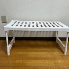 2つ！押し入れ用伸ばせるラック
