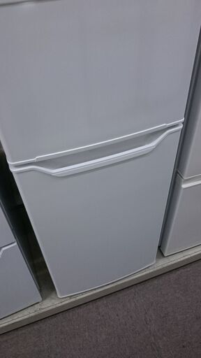 (2024.07.03　お買い上げありがとうございます。)（上が冷凍室の）山善　2ドア冷蔵庫１２８L　２０２１年製　MFR-D130　白　48ｃｍ幅　　単身向け　　高く買取るゾウ八幡東店