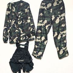 HILLCROP ジャンパー＆パンツ ＆Bavvoライフジャケット L サイズ　3点セット まとめ15,000円 サバゲーにも釣りにも使用できます おまけで釣具用品付の画像