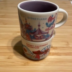 LosAngeles DISNEYLAND&Adventure×Starbucksの限定マグカップとカプチーノカップ2個の3セットの画像