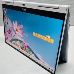 保証1ヶ月、インボイス対応、代引き発送可！360°ヒンジ、Windows11、Core i5、SSD256GB(新品)、メモリ8GB、NEC製ノートパソコン、タッチパネル、カメラ、Bluetooth、ACアダプター付属、タッチモニター、タッチスクリーン、エヌイーシー、VersaPro、バーサプロ、LaVie、ラビー、ラヴィ、ノートPC、タブレット