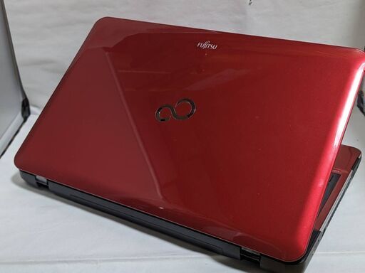 受け渡し予定?富士通?LifeBook?AH40/D?赤?SSD?WIN10?Office2021?