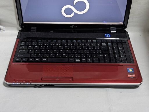 受け渡し予定?富士通?LifeBook?AH40/D?赤?SSD?WIN10?Office2021?