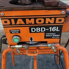 鉄筋ベンダー　DBD−16L　フットペダル付き　DIAMOND　 ダイヤモンド　100ｖ　長野市 の画像