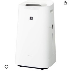 SHARP 加湿空気清浄機 KI-LX75-W ホワイト 