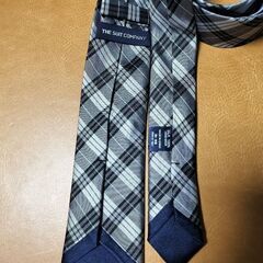 USED スーツカンパニー THE SUITS COMPANY ネクタイ　グレー の画像