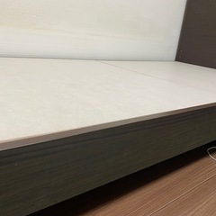 【引き渡し予定者決まりました】シングルサイズベッドフレーム(マットレス付き)の画像