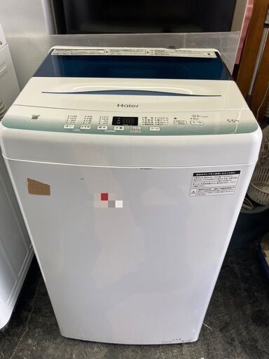 ☆中古￥12,800！Haier　5.5kg洗濯機　家電　2022年製　JW-U55HK型　幅53㎝ｘ奥行50㎝ｘ高さ89㎝　【BE036】