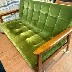 【引き取り限定】カリモク60Ｋチェア２シーター お引き取り限定】カリモク60Kチェア 2シーター