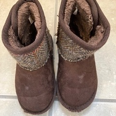 【中古品】ハリスツイード 
子供用ブーツ　15.0の画像