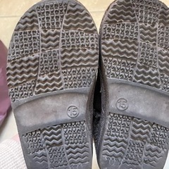 【中古品】ハリスツイード 
子供用ブーツ　15.0の画像