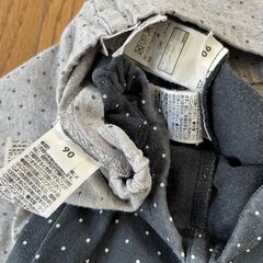 無印良品 水玉 レギンス 90サイズ 2枚セット まとめ売り 検/ baby gap 西松屋 H&M ビーミング ビームスの画像