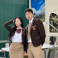 韓国制服レンタル店の画像
