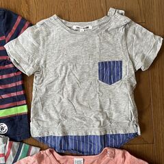 ビーミングバイビームス BMING BEAMS Tシャツ 80/90 4枚 まとめ売り 検/ baby gap 西松屋 H&M 無印の画像