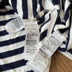 無印 カットソー & ロンパース セット 70サイズまとめ売り 検/ ビーミング ビームス ユニクロ 西松屋 baby gap H&Mの画像