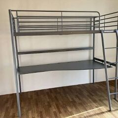 【IKEA】ロフトベッド（デスク付き）