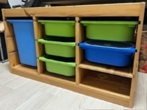 IKEA TROFAST ボックス＆棚板付き