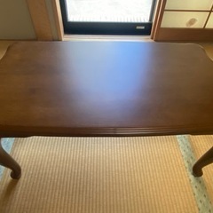 木製　ローテーブル　ちゃぶ台