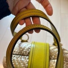 4°C カゴバック　お値下げ🌼の画像