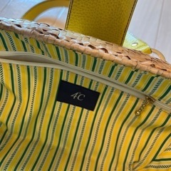 4°C カゴバック　お値下げ🌼の画像