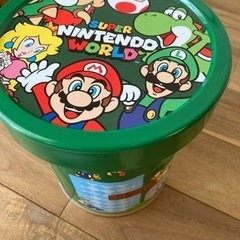 マリオ土管　缶カン　おもちゃ 