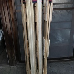 【値下げ】すのこベッド　シングルの画像