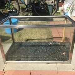 漏れてる水槽の画像