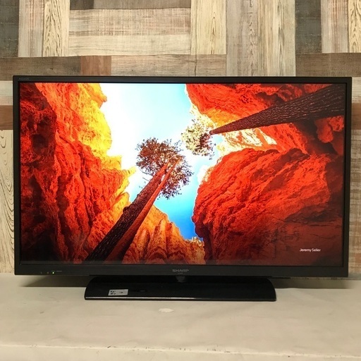 即日受渡❣️SHARP  AQUOS40型液晶TV   HDMI×2端子USB端子付17500円