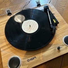 【レコードプレイヤー】ion レコードプレイヤーの画像
