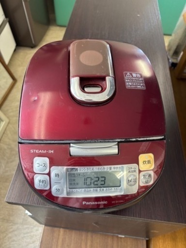 家電 キッチン家電 炊飯器☆Panasonic☆SR-SY106J☆STEAM-IH☆5.5合炊き☆2017年製