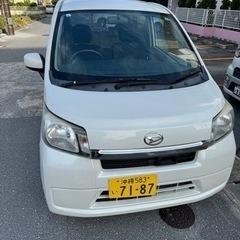 ２５年式　ダイハツ　ムーブ