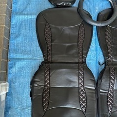 タウンエース　シートカバー　ハンドルカバー
の画像