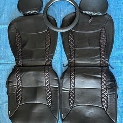 タウンエース　シートカバー　ハンドルカバー
の画像