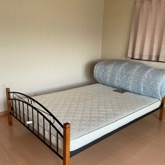 【お譲り先決定】ニトリ　ダブルベット　パイプベッドの画像