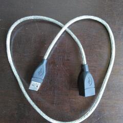 USB 延長ケーブル　タイプA オス－メス