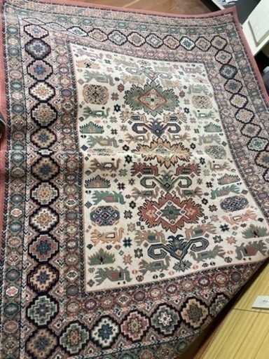 ヴィンテージ　絨毯　カーペット　ラグ　フロアマット