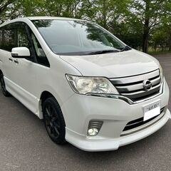 仙台☆H24セレナ4WDハイウェイスターVエアロセレクション車検...
