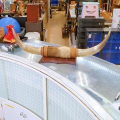 無料☆水牛の角☆インテリア、壁掛けインテリア【こちらは店舗です。浜村鹿野温泉ICから3分 買取本舗 宮本リサイクル 営業時間９～１９時 定休日水曜日】の画像