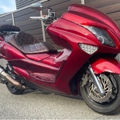 YAMAHA・マジェスティ4d9・オールワインレッド・カスタム多...